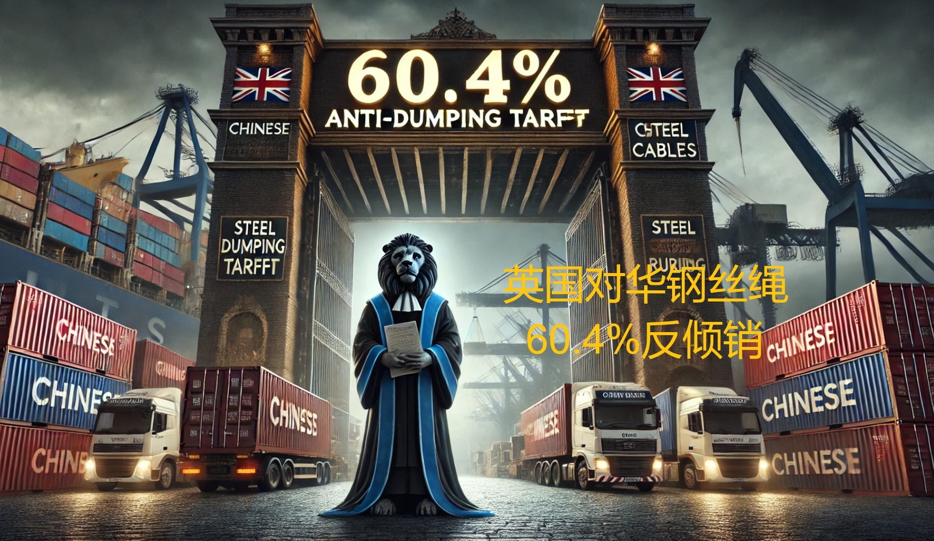 英国60.4的%重税之下，中国钢缆企业如何借转口贸易重回英国